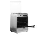 KOENIC Cocina a gas - KOENIC KFC 2421-4, 4 Zonas, Horno, Gas Butano, Libre instalación, Plata - Imagen 4