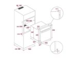 Teka Horno - Teka NEO HSB 6360, Multifunción, Sistema HydroClean, 70l, 59.5 cm, 8 Funciones de Cocción, Pantalla LED, Acero inoxidable - Imagen 2