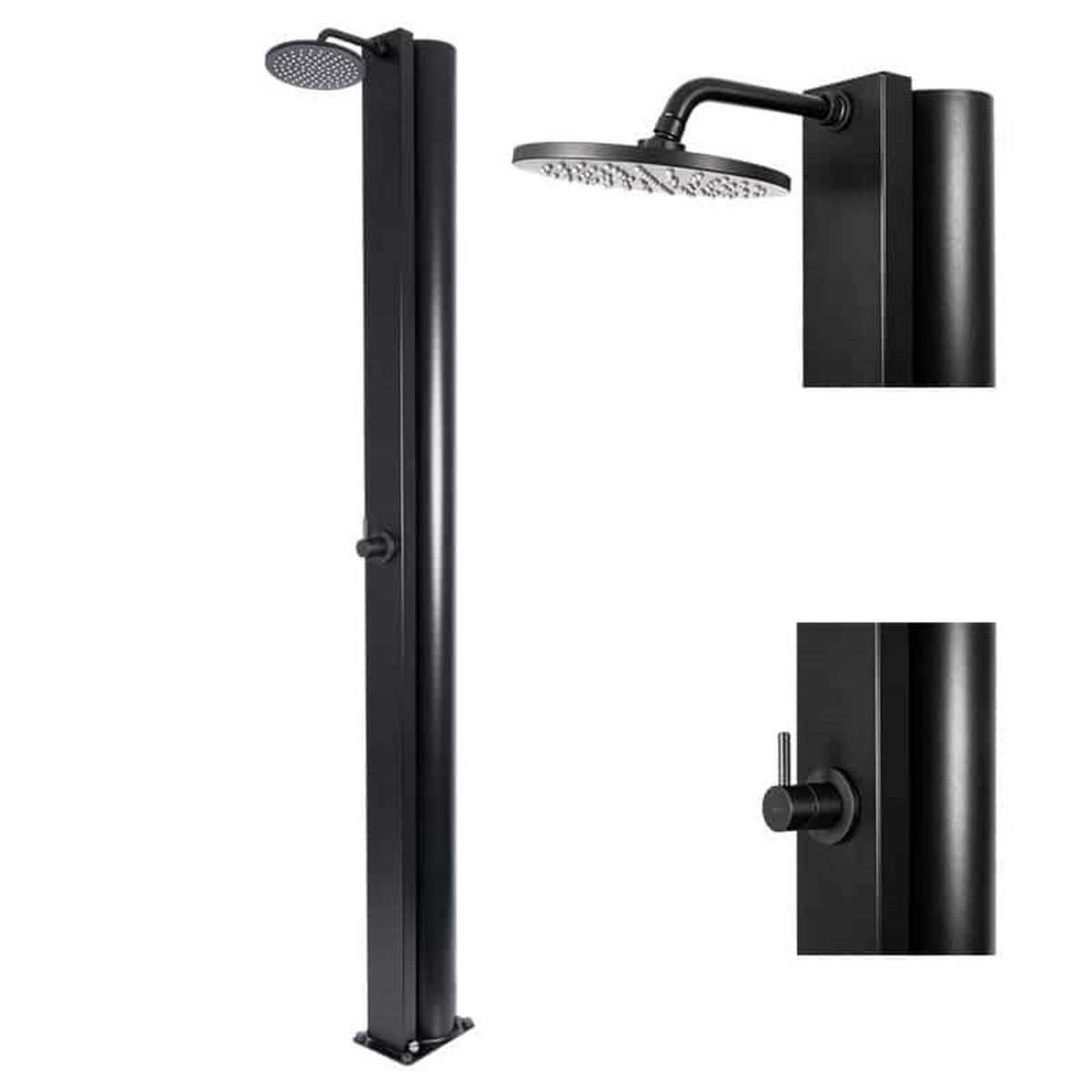 160053915_1 CRM Ducha solar de piscina - CRM Bold 40L Negro - Imagen 1