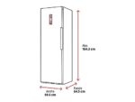 KOENIC Congelador vertical - KOENIC KFZ 631 E NF W, 274 l, 184.3 cm Altura, Inverter, No Frost, Luz LED, Blanco - Imagen 2