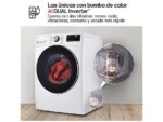 LG Secadora bomba de calor - LG RH18U8AVCW, 18 kg, 15 programas, 6 Motion™, Eco Hybrid™, Blanco - Imagen 6
