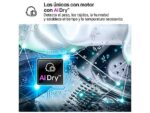 LG Secadora bomba de calor - LG RH18U8AVCW, 18 kg, 15 programas, 6 Motion™, Eco Hybrid™, Blanco - Imagen 8