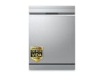 LG Lavavajillas - LG DF375HVS, 14 servicios, 10 programas, 60 cm, LED táctil, Tercera bandeja, TrueSteam™, QuadWash™, Inox antihuellas