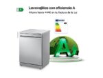 LG Lavavajillas - LG DF375HVS, 14 servicios, 10 programas, 60 cm, LED táctil, Tercera bandeja, TrueSteam™, QuadWash™, Inox antihuellas - Imagen 5