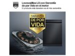 LG Lavavajillas - LG DF375HMS, 14 servicios, 10 programas, 60 cm, LED táctil, Tercera bandeja, TrueSteam™, QuadWash™, Acero negro grafito antihuellas - Imagen 4