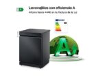 LG Lavavajillas - LG DF375HMS, 14 servicios, 10 programas, 60 cm, LED táctil, Tercera bandeja, TrueSteam™, QuadWash™, Acero negro grafito antihuellas - Imagen 5