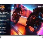 Philips TV Mini LED 65" - Philips Ambilight TV 65MLED920 4K QD MiniLED 164cm 65" Smart TV Dolby Vision y Dolby Atmos Titan OS, Negro