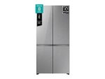 Hisense Frigorífico americano - Hisense RQ5P605NSVE, No Frost, 190 cm, 591 L, Kitchen Fit, Cajón de vacío, Cristal Inox