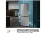 Hisense Frigorífico americano - Hisense RQ5P605NSVE, No Frost, 190 cm, 591 L, Kitchen Fit, Cajón de vacío, Cristal Inox - Imagen 5