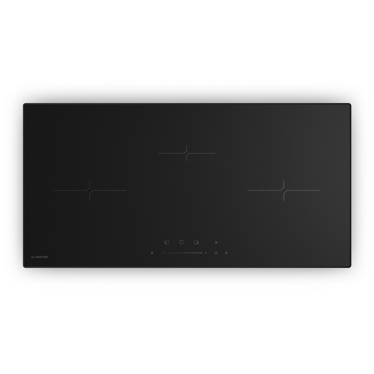 160277861_1 KLARSTEIN Placa de inducción - KLARSTEIN Velaire, 3 zonas, 80,30 cm, Negro - Imagen 1