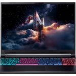 Acer Portátil gaming - Acer Nitro V 16S AI ANV16S-41-R9P4, 16" WQXGA, AMD Ryzen™ 7 260, 32GB RAM, 1 TB SSD, GeForce RTX™ 5060, Sin sistema operativo