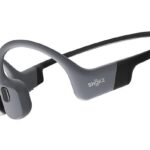 Shokz Auriculares conducción ósea - Shokz OpenSwim Pro, Banda para el cuello, Bluetooth/MP3, Carga por USB-C, IP68, Gris