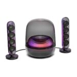 Harman Altavoz bluetooth - Harman Kardon SoundSticks 5, 190W RMS, Bluetooth, Conectividad HDMI ARC, Negro