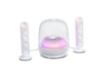 Harman Altavoz bluetooth - Harman Kardon SoundSticks 5, 190W RMS, Bluetooth, Conectividad HDMI ARC, Blanco