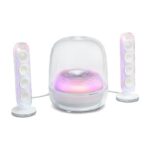 Harman Altavoz bluetooth - Harman Kardon SoundSticks 5, 190W RMS, Bluetooth, Conectividad HDMI ARC, Blanco
