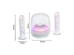 Harman Altavoz bluetooth - Harman Kardon SoundSticks 5, 190W RMS, Bluetooth, Conectividad HDMI ARC, Blanco - Imagen 2