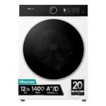 Hisense Lavadora secadora - Hisense WD5I1245BWR, 12/8 Kg, iFIT, Wi Fi, Programa especial mascotas, Blanco