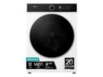 Hisense Lavadora carga frontal - Hisense WF5I1245BWR, 12 kg, 1400 RPM, 18 programas, Fondo reducido 55.5 cm, Autodosificación, Blanco