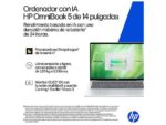 HP Portátil - HP OmniBook 5 NGAI 14-he0000ns Copilot+ PC, 14" 2K, Snapdragon X1-26-100 45 TOPS, 16GB RAM, 512GB SSD, Gráficos Adreno™, W11 Home, Plata - Imagen 7
