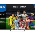 Haier TV Mini-LED 65" - Haier M80 Series H65M80FUX, 4K, Google TV, Dolby Atmos, Sonido KEF, Gaming 120Hz, Plata