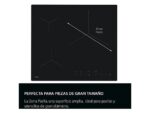 AEG Placa inducción - AEG TN63IV0BCT, 3 zonas, Zona grande 32 cm, Mandos independientes, 58 cm, Negro mate - Imagen 3