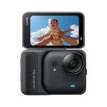 Insta360 Cámara deportiva - Insta360 GO Ultra, 4K, 70 min Autonomía, Sensor de 1/1,28'', Chip de IA de 5 nm, Midnight Black