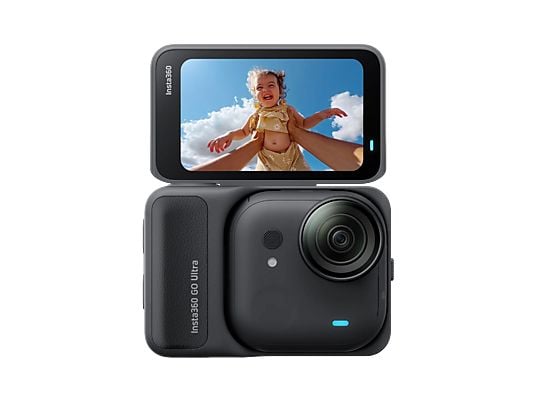 1605026_1 Insta360 Cámara deportiva - Insta360 GO Ultra, 4K, 70 min Autonomía, Sensor de 1/1,28'', Chip de IA de 5 nm, Midnight Black - Imagen 1