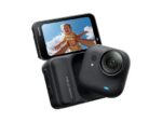 Insta360 Cámara deportiva - Insta360 GO Ultra, 4K, 70 min Autonomía, Sensor de 1/1,28'', Chip de IA de 5 nm, Midnight Black - Imagen 2