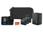 Pack Cámara deportiva - Pack GoPro Hero 13 Black Power Bundle, HyperSmooth 6.0, 5.3 K, 27MP, Autonomía 2.5 h, HDR, Sumergible 10m, Cámara lenta, Negro