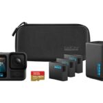 Pack Cámara deportiva - Pack GoPro Hero 13 Black Power Bundle, HyperSmooth 6.0, 5.3 K, 27MP, Autonomía 2.5 h, HDR, Sumergible 10m, Cámara lenta, Negro