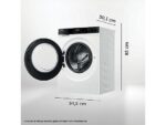 Haier Lavadora carga frontal - Haier X5 Series HW90-BP14357TUIB, 9kg, 1400rpm, Motor Inverter, Wi-Fi, Blanco - Imagen 4