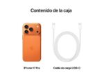 Apple iPhone 17 Pro, Naranja cósmico, 256 GB, 5G, 6.3" OLED Super Retina XDR, Chip A19 Pro, iOS - Imagen 8