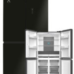 ALPHA Frigorífico americano - ALPHA Pegasus Elite Pro-83, Smart Inverter Motor, Multi Airflow, No Frost, Altura 182 cm, Negro