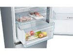 Bosch Frigorífico combi - Bosch KGN36VIED, Serie 4, Total No Frost, 186 cm, 326 l, Cajón VitaFresh, Sistema MultiAir Flow, Acero antihuellas - Imagen 6