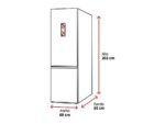 Bosch Frigorífico dos puertas - Bosch KGN39VWDC, Serie 4, Total NoFrost, 203 cm, 368 l, Cajón VitaFresh, Sistema MultiAir Flow, Blanco - Imagen 2