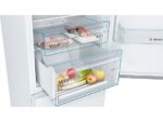 Bosch Frigorífico dos puertas - Bosch KGN39VWDC, Serie 4, Total NoFrost, 203 cm, 368 l, Cajón VitaFresh, Sistema MultiAir Flow, Blanco - Imagen 6