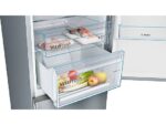 Bosch Frigorífico combi - Bosch KGN39VIEB, Total NoFrost, 203 cm, 368 l, Cajón VitaFresh, Perfect Fit, Acero antihuellas - Imagen 6