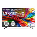 LG TV QNED MiniLED 55" - LG 55QNED92A6A, UHD 4K, Procesador Inteligente α8 AI Processor 4K Gen2, Smart TV, DVB-T2 (H.265), Negro