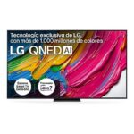 LG TV QNED 75" - LG 75QNED81A6A, UHD 4K, Procesador Inteligente α7 AI Processor 4K Gen8, Smart TV, DVB-T2 (H.265), Negro