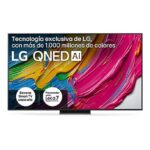 LG TV QNED 65" - LG 65QNED81A6A, UHD 4K, Procesador Inteligente α7 AI Processor 4K Gen8, Smart TV, DVB-T2 (H.265), Negro