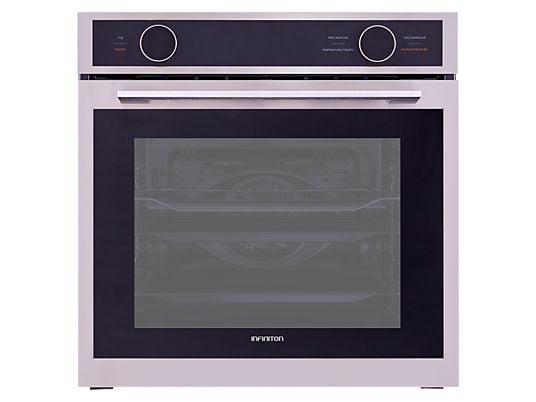 1607045_1 Infiniton Horno - Infiniton DD13SA, Multifunción, 72 l, 59.5 cm, 2900 W, Acristalamiento triple, Inox Deluxe - Imagen 1