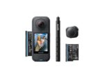 Insta360 Cámara deportiva - Insta360 X4 Air Starter Kit, 8K 360, 88 min Autonomía, Ligera, Portátil, Negro