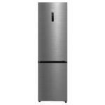 Midea Frigorífico combi - Midea MDRB521MIC46A, No Frost, 201 cm Altura, 378L, Control Táctil, Inox