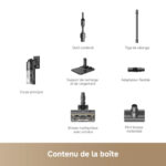 DREAME Aspiradora escoba - DREAME Z10, 540 W, Potencia de succión 24 kPa, Depósito 0,8 l, Negro - Imagen 6