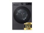 LG Secadora bomba de calor - LG RHX5009TBB, 9 kg, 12 programas, AI DUAL Inverter™, ThinQ™, Acero Grafito Mate Antihuellas
