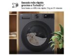 LG Secadora bomba de calor - LG RHX5009TBB, 9 kg, 12 programas, AI DUAL Inverter™, ThinQ™, Acero Grafito Mate Antihuellas - Imagen 8