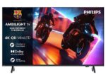 Philips TV Mini LED 85" - Philips Ambilight TV 85MLED910 4K QD MiniLED 215cm 85" Smart TV Dolby Vision y Dolby Atmos Titan OS, Negro