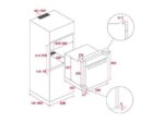 Teka Horno - Teka NEO HSB 6160, Multifunción, Sistema de limpieza integrado, 70l, 59.6 cm Ancho, Hydroclean®, Inox - Imagen 2