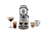 De Cafetera express - De'Longhi EC890.M Dedica Duo Cold Brew, 15 bar, 1450W, 1.1 l, Capacidad para 2 tazas, Metal