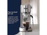 De Cafetera express - De'Longhi EC890.M Dedica Duo Cold Brew, 15 bar, 1450W, 1.1 l, Capacidad para 2 tazas, Metal - Imagen 7